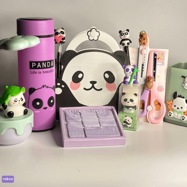 Tinivo Panda Dream Study Desk Set